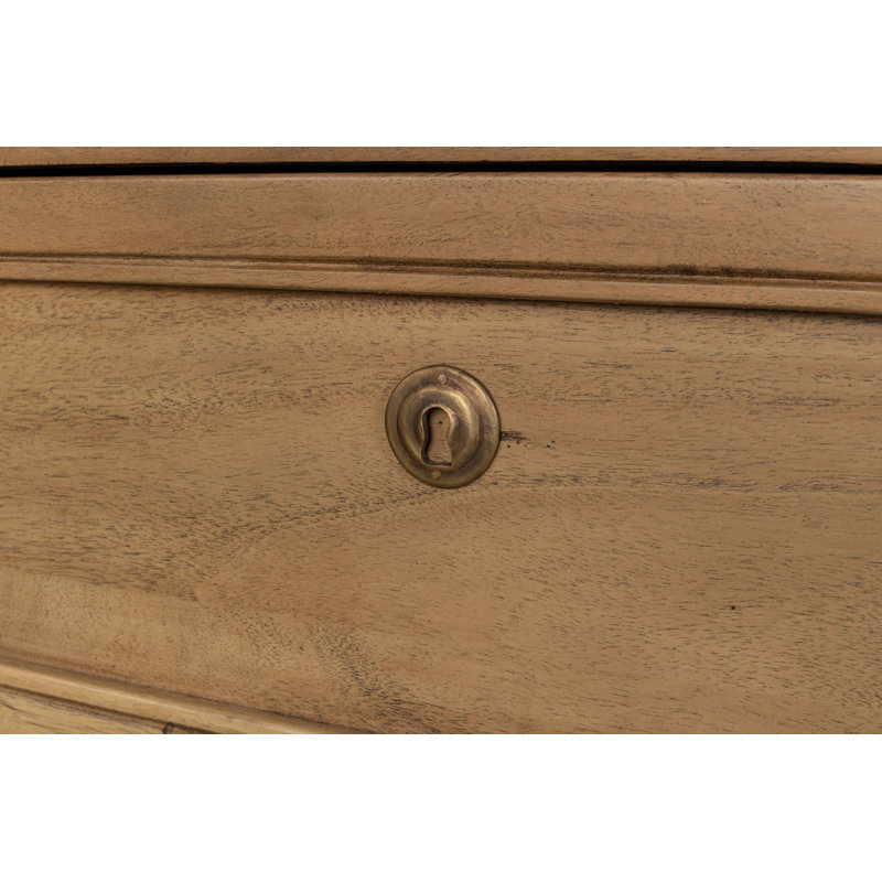 Chamberlain Solid Wood Storage Cabinet, Driftwood