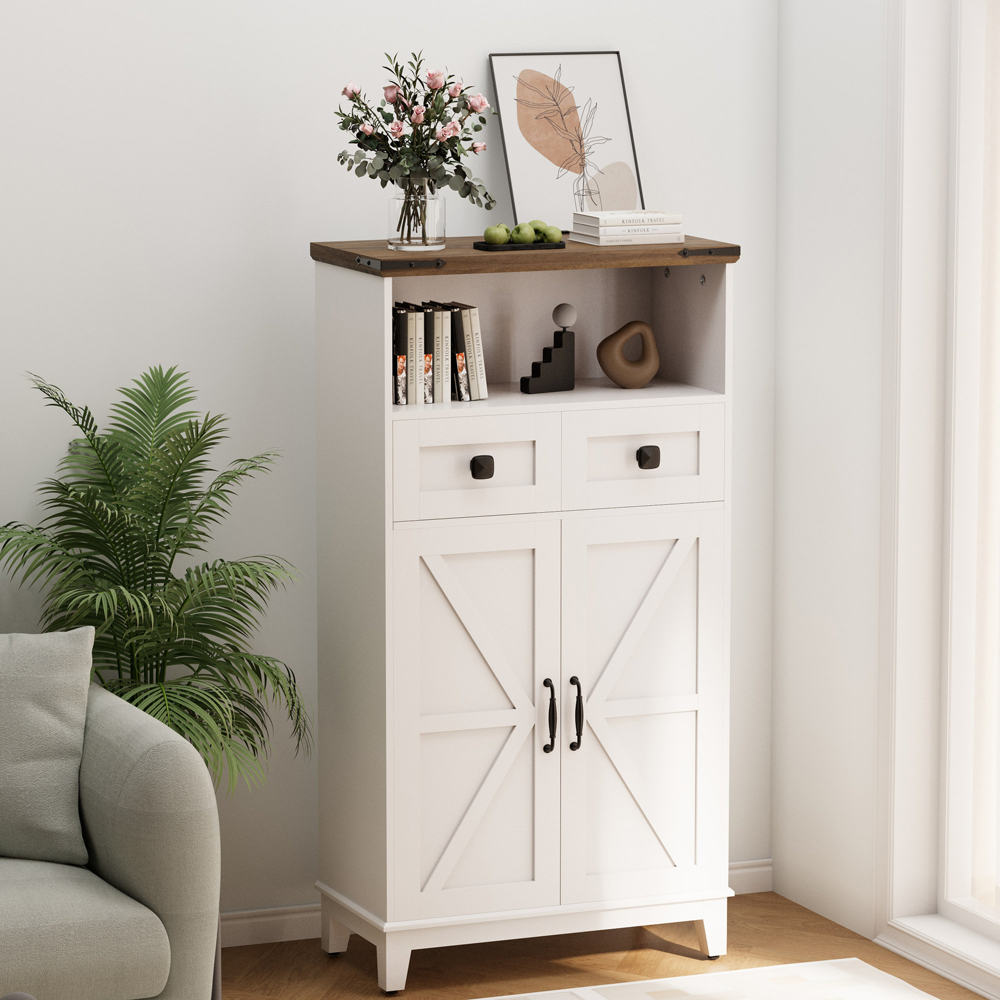 Wayfair Storage Cabinet With Shelves And Doors