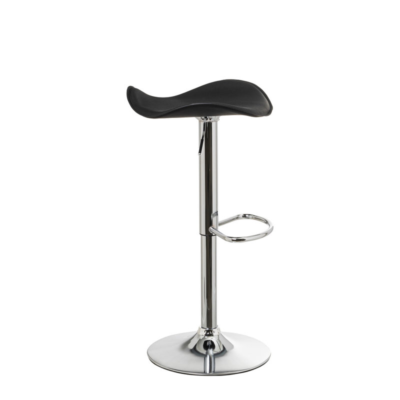 Rhodia Swivel Upholstered Adjustable Height Counter Stool with Metal Frame