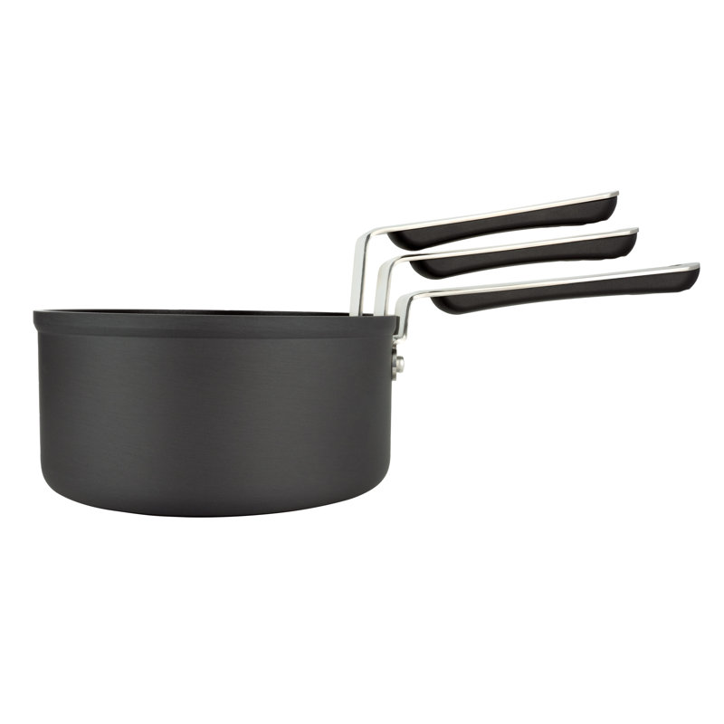 Commichef  3-Piece Cookware Set, Black