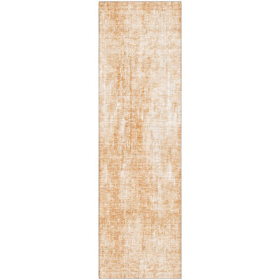 Premium Machine Washable Arnette Terracotta Rug
