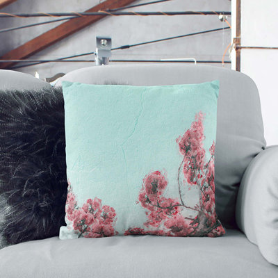 Floral Square Throw Cushion