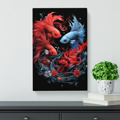 Siamese Fighting Fish Gothic No.2 - No Frame Print