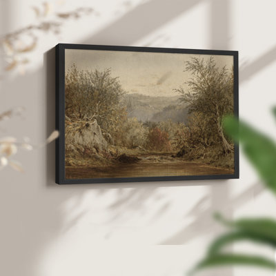 Paysages rétro-DLxxxi - reproduction encadrée - réversible