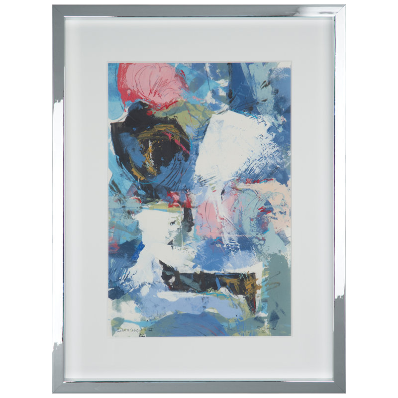 Cobalt Heights II par S.Stone - peinture encadrée