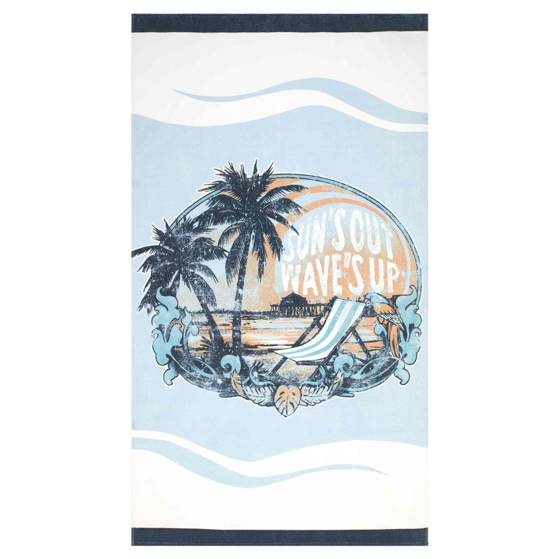 Izod Sun's Out Beach Towel