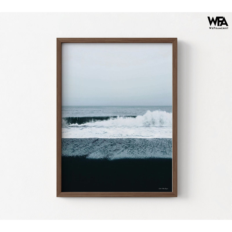 Impression de photographie océanique, impression de photo encadrée, décor de mer, plage, paysage, maison de plage