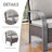 Bobra Patio Rattan Outdoor Wicker Sofa With Ottomans And Cushions-429927341