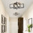 Ashlock 4-Light Modern LED Flush Mount Ceiling Fixture with Remote Control -1740316929-1740317052