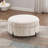 31.5"W Upholstered Round Ottoman With Reversible Lid, Velvet Storage Stool, Channel Tufted Pumpkin-Shape Footstool For Living Room, Bedroom And Office-926296135