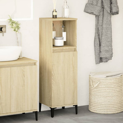 Kryslynn Freestanding and Wall Linen Cabinet