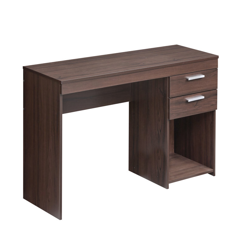 Poste de travail avec rangement Techni Mobile, Brun