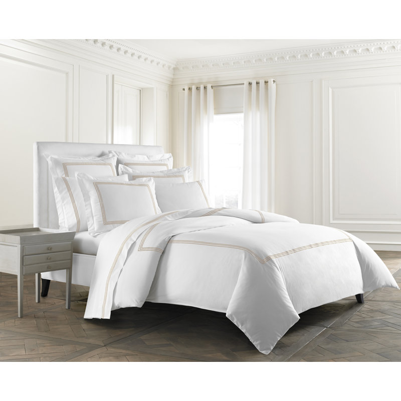 Malik Cotton Blend Percale, King Pillowcase, Mink