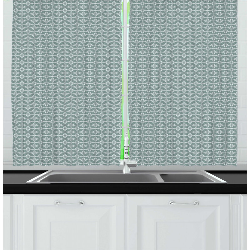 Ruffled Kitchen Curtain