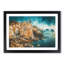Riomaggiore Cinque Terre in Italy in Abstract - Picture Frame Graphic Art Print-55758841-55758842