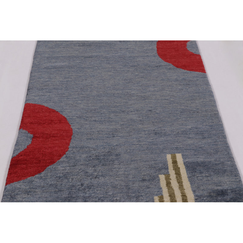 Art Deco Handmade Wool Area Rug