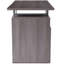 Desk with Two Drawers and Metal Frame-1255066939