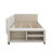 L-Shaped Upholstered Twin Platform Bed With Built-In Drawers-2038987009