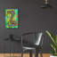 Art mural en verre Epic Art «Danger Noodle» par Dean Russo, 16 po x 24 po-1895532940