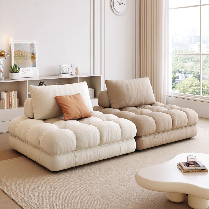 Creative Casual Sofa, Off White/Khaki
