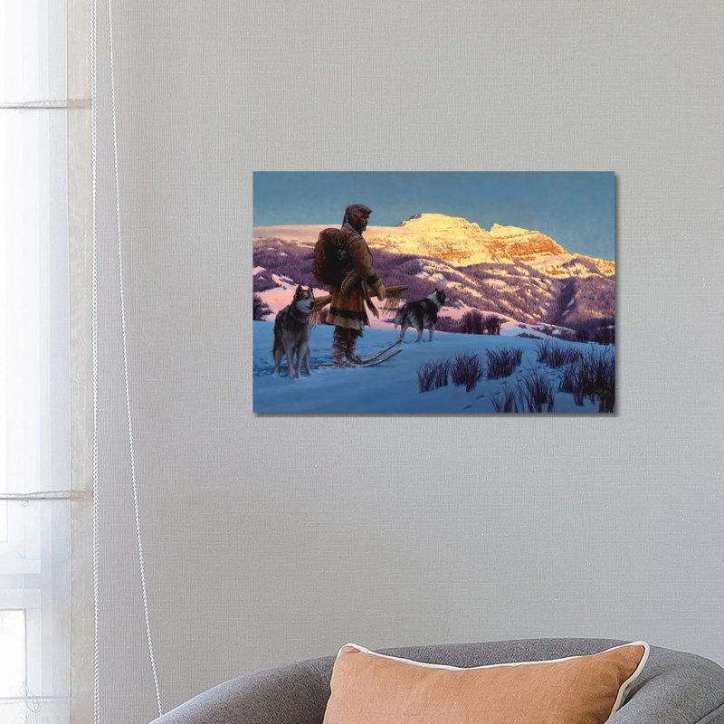 Quest For Winter Plews by Joe Velazquez - Wrapped Canvas Print, 66.04 cm H x 45.72 cm W x 1.91 cm D