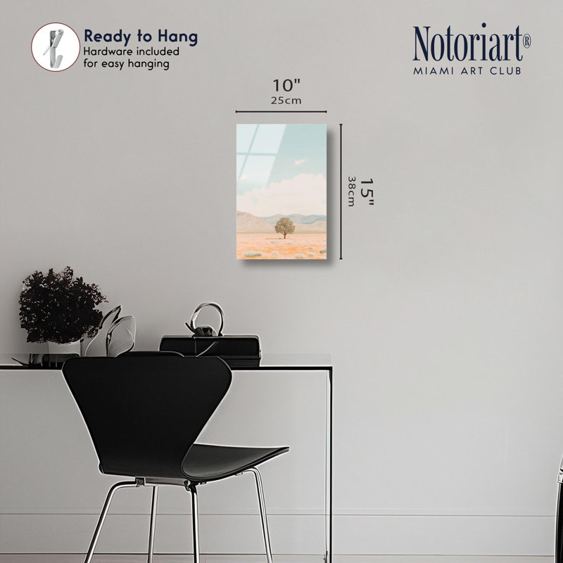 «Lone Tree Vista», reproduction d'art sur toile par Notoriart, H 15 po x l 10 po