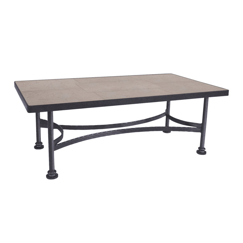 Classico Outdoor Rectangle Coffee Table, Graphite, Summit Gray