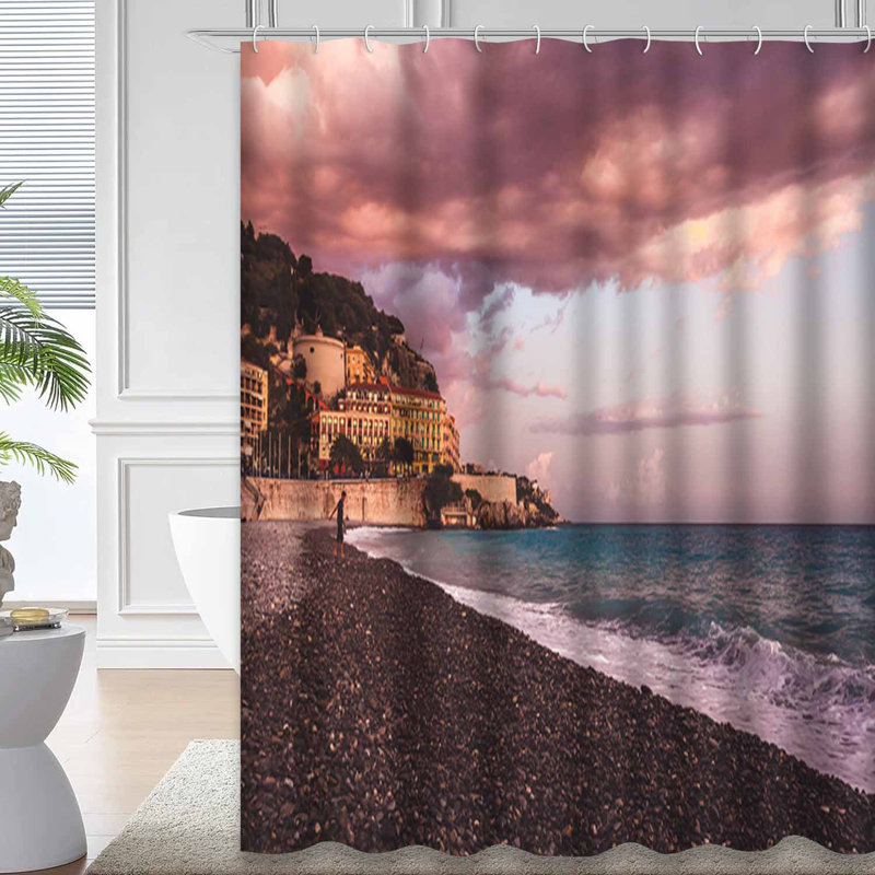 Rideau de douche France Beach Man, L 72 po x l 84 po