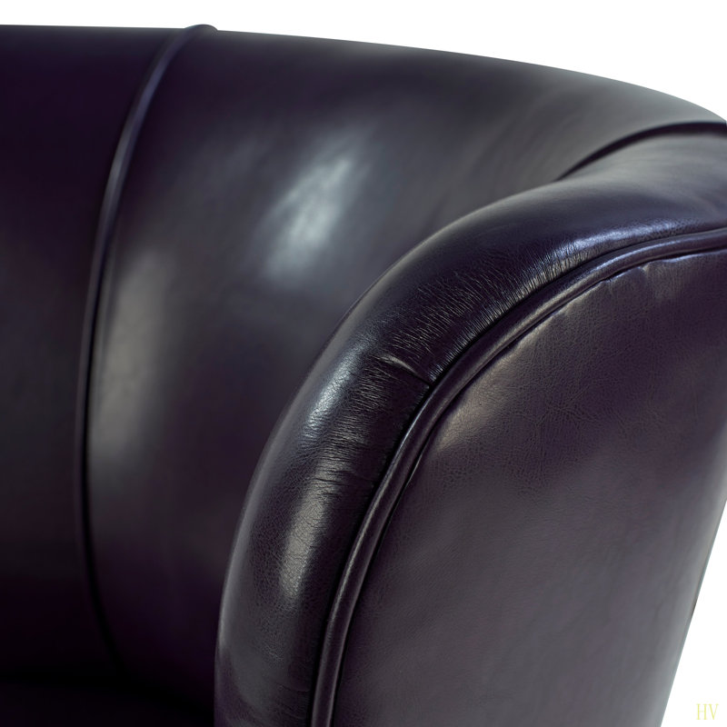 Fauteuil d'appoint 25,6 po x 27,2 po x 32,8 po en cuir PU