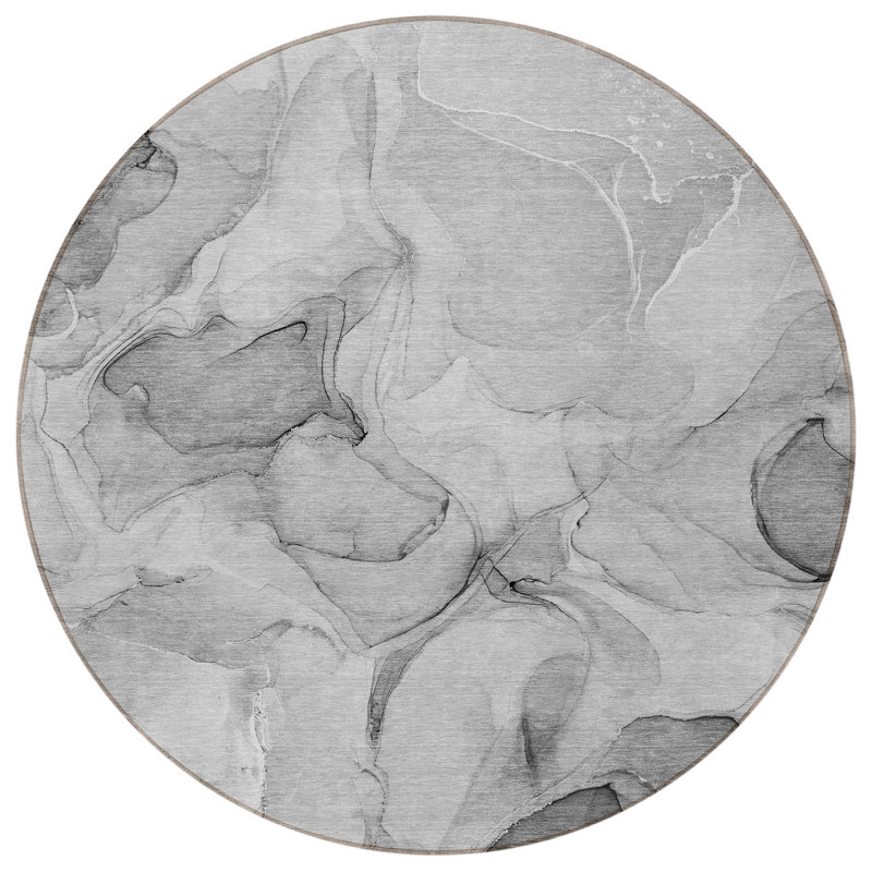Tapis d'intérieur rond 8 po