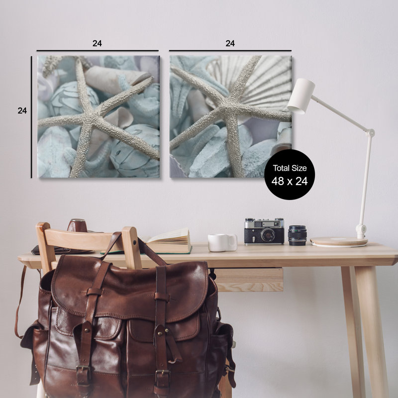 Ensemble d'art mural sur toile 2 pièces, H 24 po x l 24 po