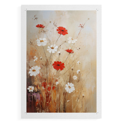 FLORAL Series CCCLI -Canvas Print Only - NOT FRAMED