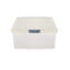 Wham Clip Rectangular Plastic Storage Boxes with Secure Clip Lock Lids Clear/Green Milieu/Stone-596993383-555442398