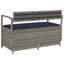 Banc de rangement pour patio avec coussin en rotin de polyester-575541762-575541766