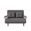 Canapé-lit pliant, dossier réglable à 5 positions avec coussin-84692952