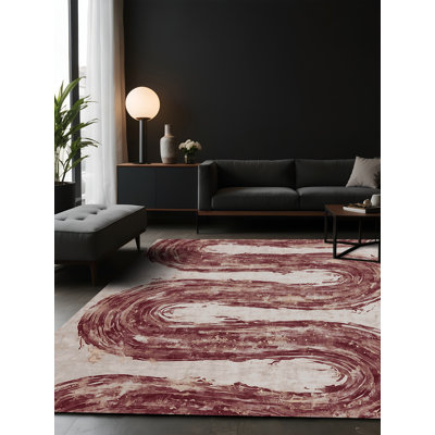Tapis gris soyeux et moelleux