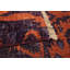 Tapis unique en laine noué à la main orange Shalimar des années 2010 de 6 pi x 6 pi 3 po Céline