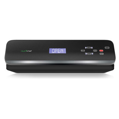 NutriChef Automatic Vacuum Food Sealer Machine External Vacuum Sealer