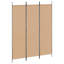 Paravent 3 panneaux vidaXL beige en tissu 59,06 x 78,74 po-88446019-94826622-128124332