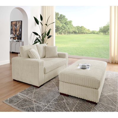 Chaise longue surdimensionnée Corduroy Ridge