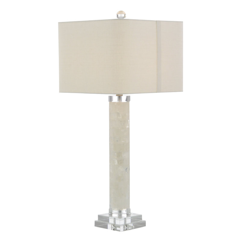 Calcite And Quartz Concrete Table Lamp