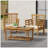CAYDON 2 CLUB CHAIRS + TABLE