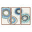 «Modern Gold Timetable II», ensemble d'art moderne encadré sur toile Mid-Century-111757641-111757640