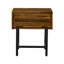 Table de chevet à tiroir simple Rustic Acacia