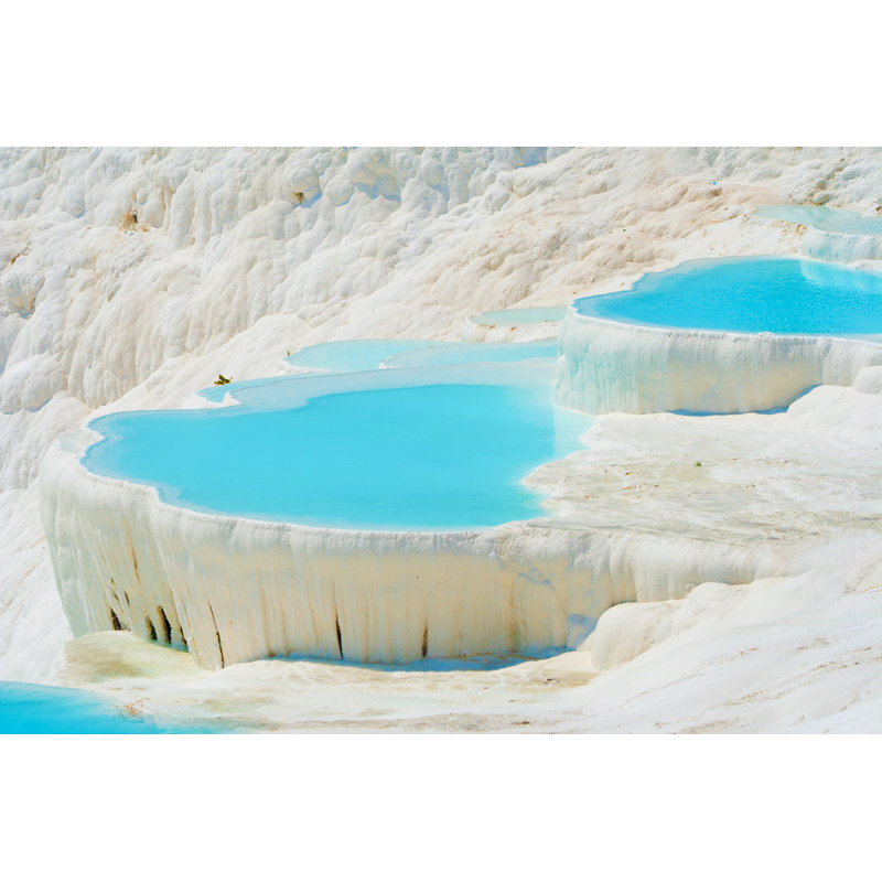 Pamukkale Basins - Photographie sur toile tendue, H 32 po x l 48 po