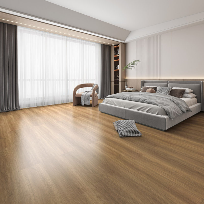 Samiron 20cm W x 122cm L x 1cm Laminate Flooring, Oak