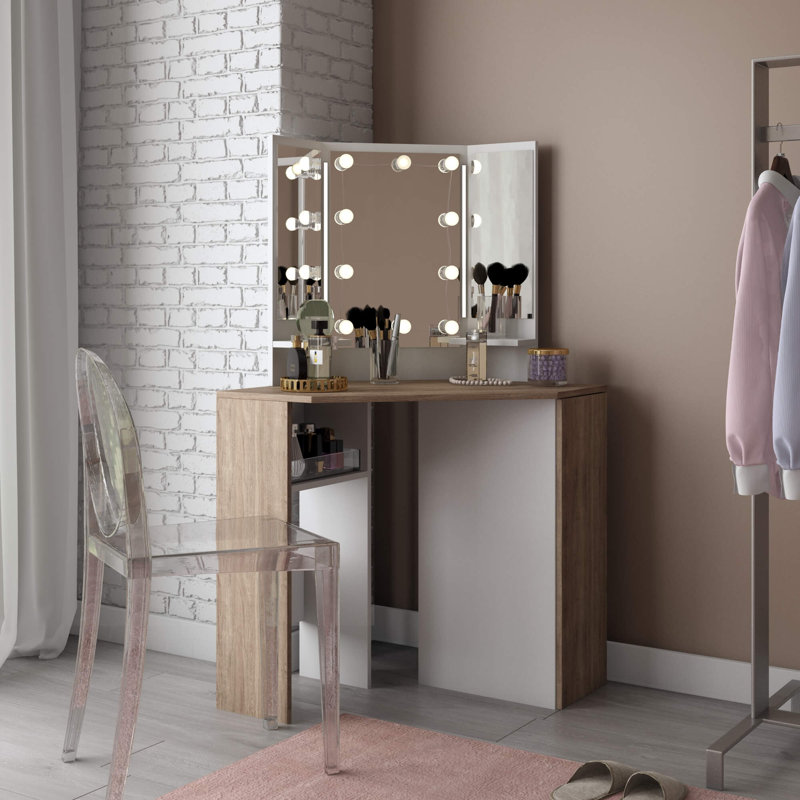 Vanity, Oak/White
