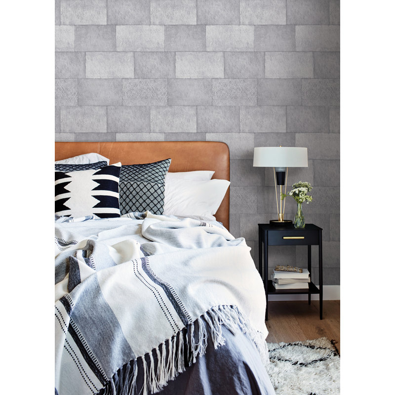 Rouleau de papier peint, Gris clair