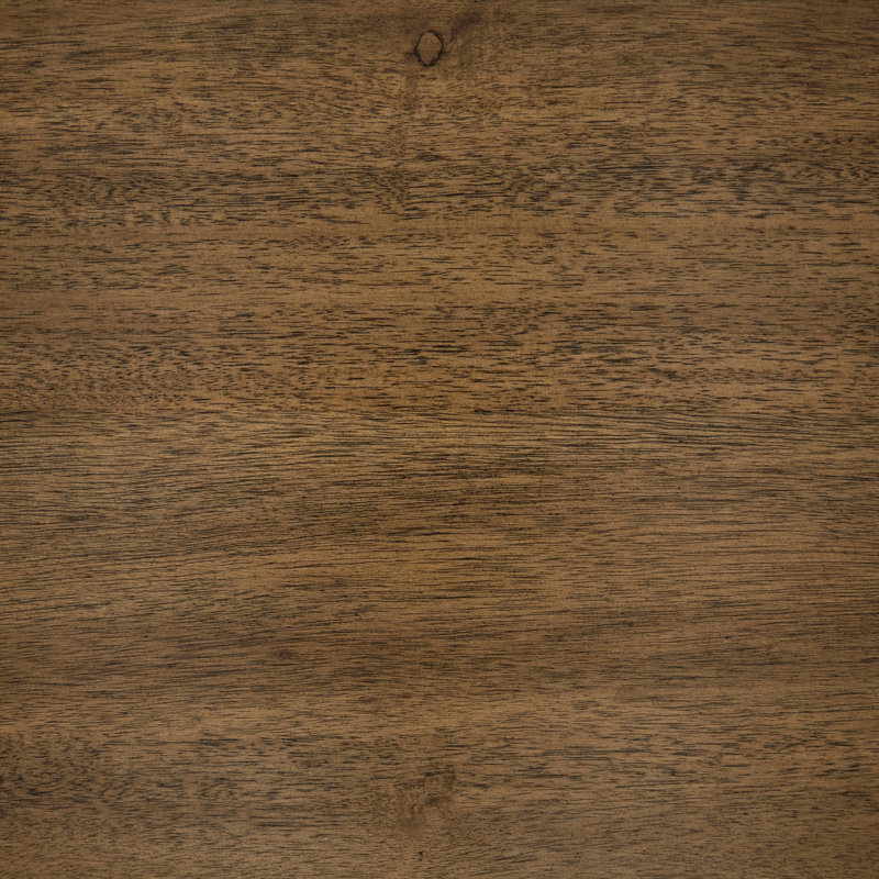 Table de salle à manger à 2 tons avec finition noire et brune avec base de rangement