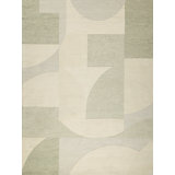 Armandi Hand Tufted New Zealand Wool Green/Ivory Area Rug